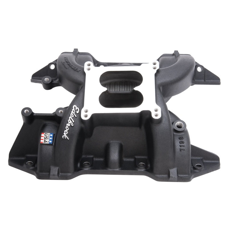 Edelbrock Performer RPM 440 Manifold Black Powdercoated Edelbrock Intake Manifolds
