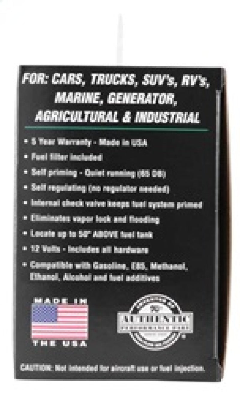K&N Performance Electric Fuel Pump 9-11.5 PSI Diesel K&N Engineering Fuel Pumps