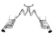 aFe MACHForce XP Cat-Back Exhaust 3in SS w/ Polished Tips 11-14 Ford Mustang GT V8 5.0L aFe Catback