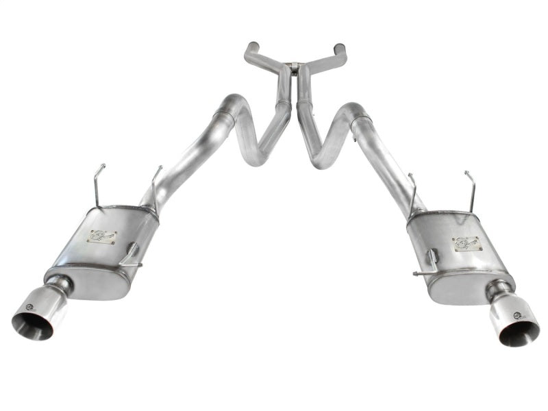 aFe MACHForce XP Cat-Back Exhaust 3in SS w/ Polished Tips 11-14 Ford Mustang GT V8 5.0L aFe Catback