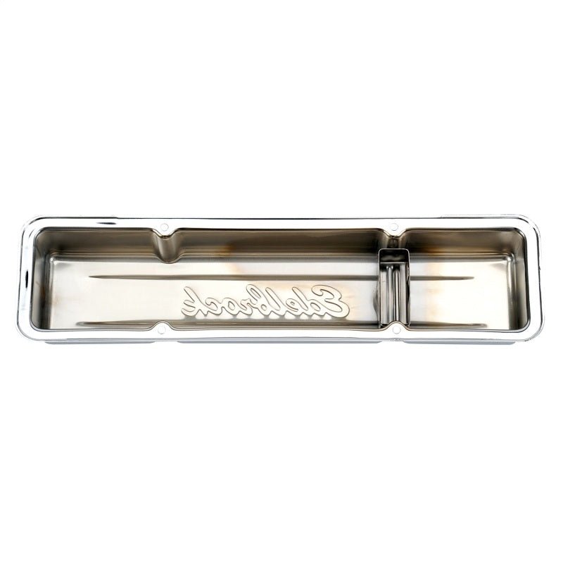 Edelbrock Valve Cover Signature Series Chevrolet 1959-1986 262-400 CI V8 Low Chrome Edelbrock Valve Covers