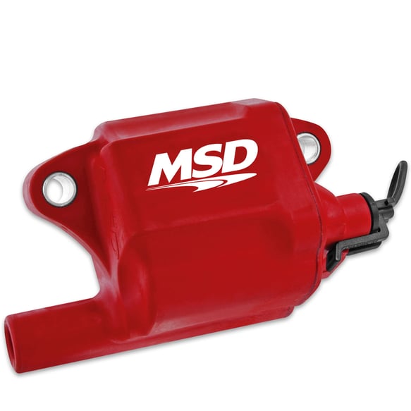 MSD Ignition Coil - Pro Power Series - GM LS2/LS7 Engines - Red 8287 MSD Autoparts
