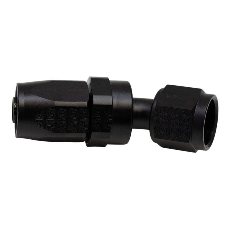 DeatschWerks 8 AN Female Flare Swivel 30-Degree Hose End CPE - Anodized Matte Black DeatschWerks Fittings