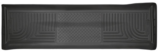 Husky Liners 11-15 Ford F250/F350/F450 Super Duty Crew Cab WeatherBeater Black 2nd Seat Floor Liners Husky Liners Floor Mats - Rubber