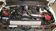 Spectre 11-14 Ford F250/350 V8-6.2L F/I Air Intake Kit - Polished w/Red Filter Spectre Cold Air Intakes