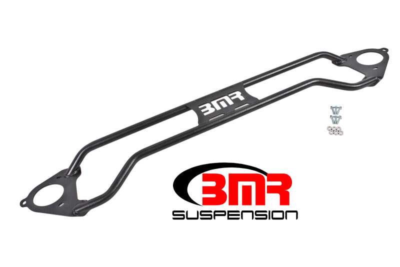 BMR 16-17 6th Gen Camaro Front Twin Tube Design Strut Tower Brace - Black Hammertone BMR Suspension Strut Bars