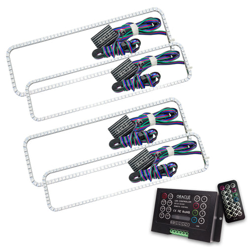 Oracle Ford F250 05-07 Halo Kit - ColorSHIFT w/ 2.0 Controller ORACLE Lighting Headlights