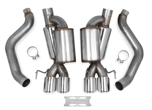 Hooker BlackHeart Axle-Back Exhaust System 70401312-RHKR