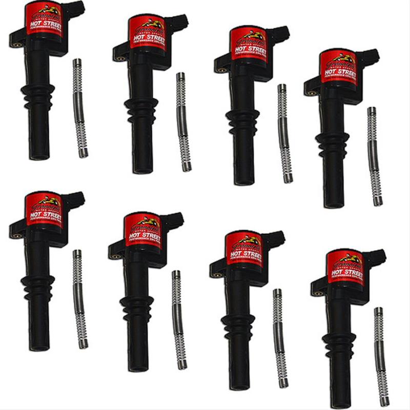 Granatelli 08.5-10 Ford 4.6L/5.4L 3V Hot Street Coil Packs = Black (Set of 8) Granatelli Motor Sports Ignition Coils - Upgrade