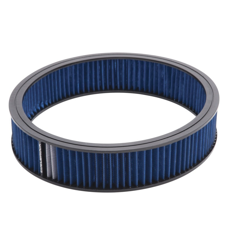 Edelbrock Air Cleaner Element Pro-Flo 3In Tall 14In Diameter Blue Edelbrock Air Filters - Universal Fit