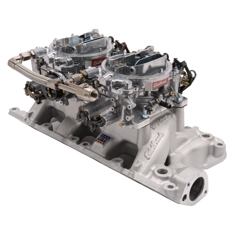 Edelbrock Dual Quad Kit RPM Air-Gap 289-302 Ford Edelbrock Intake Manifolds
