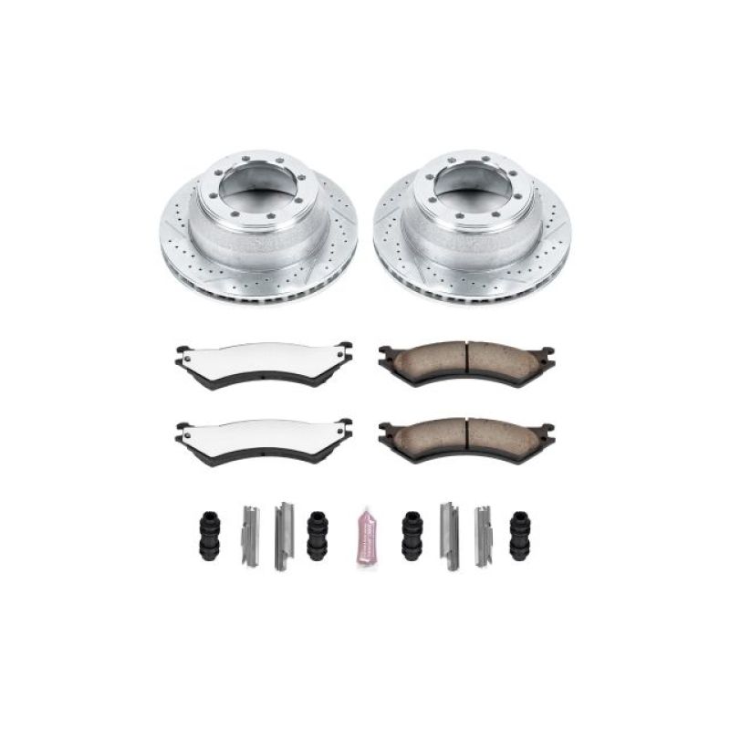 Power Stop 03-05 Ford E-350 Club Wagon Rear Z36 Truck & Tow Brake Kit PowerStop Brake Kits - Performance D&S