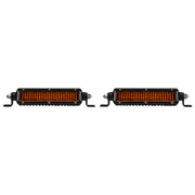 Rigid Industries SR-Series SAE 6in. w/ Amber PRO Lens (Pair) Rigid Industries Light Bars & Cubes