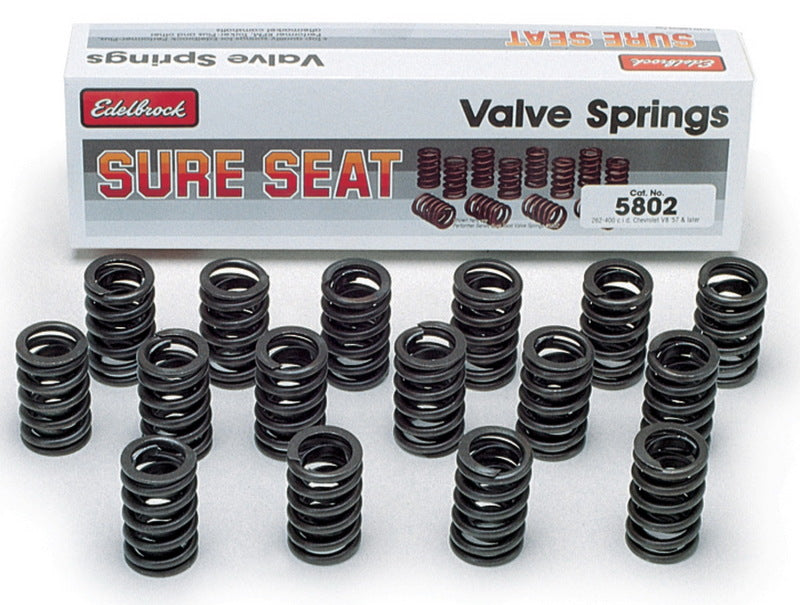 Edelbrock V/S Performer Chev 262-400 Non Rotator Edelbrock Valve Springs, Retainers