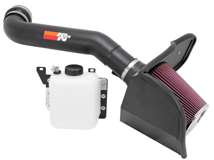 K&N 10-12 Ford F150 SVT Raptor 6.2L V8 High Flow Performance Intake Kit K&N Engineering Cold Air Intakes