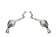 Corsa 2024-2025 Ford Mustang GT Sport Axle-Back Dual Rear Exit with 4.5in Polished Pro-Series Tips CORSA Performance Axle Back