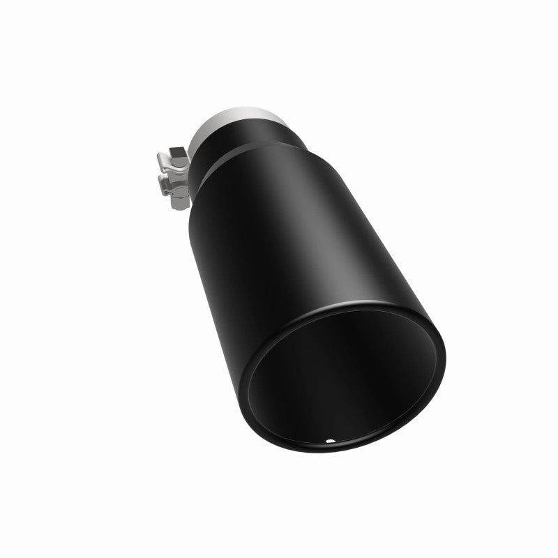 MagnaFlow Tip Stainless Black Coated Single Wall Round Single Outlet 5in Dia 3.5in Inlet 14.5in L Magnaflow Catalytic Converter Universal