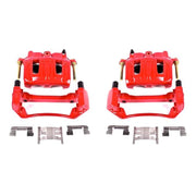 Power Stop 99-03 Ford F-150 Front Red Calipers w/Brackets - Pair PowerStop Brake Calipers - Perf
