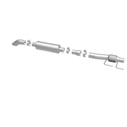 MagnaFlow Cat-Back, SS, 2.5/3in, Turn Down In Front Rear Tire 2015 Ford F150 2.7L V6T Ext Cab Magnaflow Catback