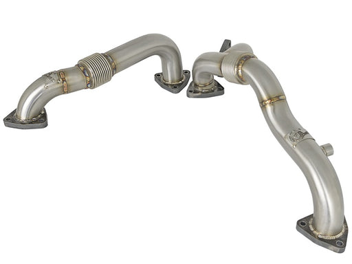 aFe Twisted Steel Header Up-Pipe 08-10 Ford Diesel Trucks V8-6.4L (td) aFe Headers & Manifolds