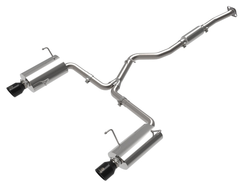 aFe Subaru Forester XT 14-18 H4-2.5L (t) Takeda 2-1/2in to 2-1/4in 304 SS Cat-Back- Black Tip aFe Catback