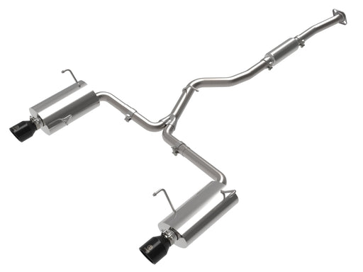aFe Subaru Forester XT 14-18 H4-2.5L (t) Takeda 2-1/2in to 2-1/4in 304 SS Cat-Back- Black Tip aFe Catback