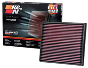 K&N 12 Isuzu D-Max 2.5L L4 DSL Replacement Air Filter K&N Engineering Air Filters - Drop In