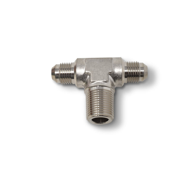 3AN Flare To 1/8" Pipe Tee Adapter Fitting With Endura Finish RUSSELL Autoparts