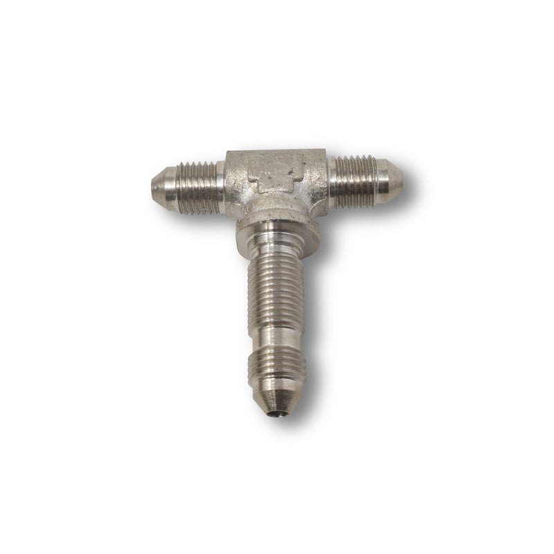3AN Male Bulkhead Tee Brake Adapter Fitting With Endura Finish RUSSELL Autoparts