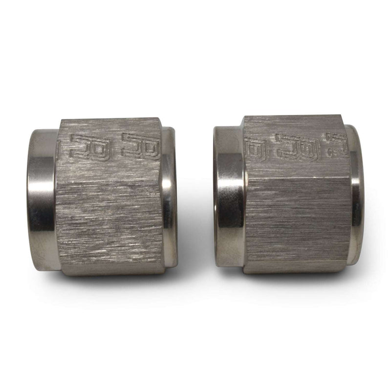 3AN To 3/16" Tube Nut Adapter Fitting With Endura Finish - 6 Pack RUSSELL Autoparts
