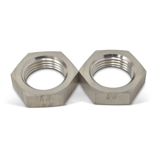 3AN To 3/8" -24 Thread Bulkhead Nut Adapter Fitting With Endura Finish RUSSELL Autoparts