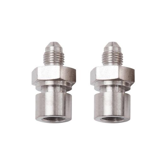 3AN To 3/8" X 24 I.F. Female Brake Adapter Fitting With Endura Finish- Pair RUSSELL Autoparts