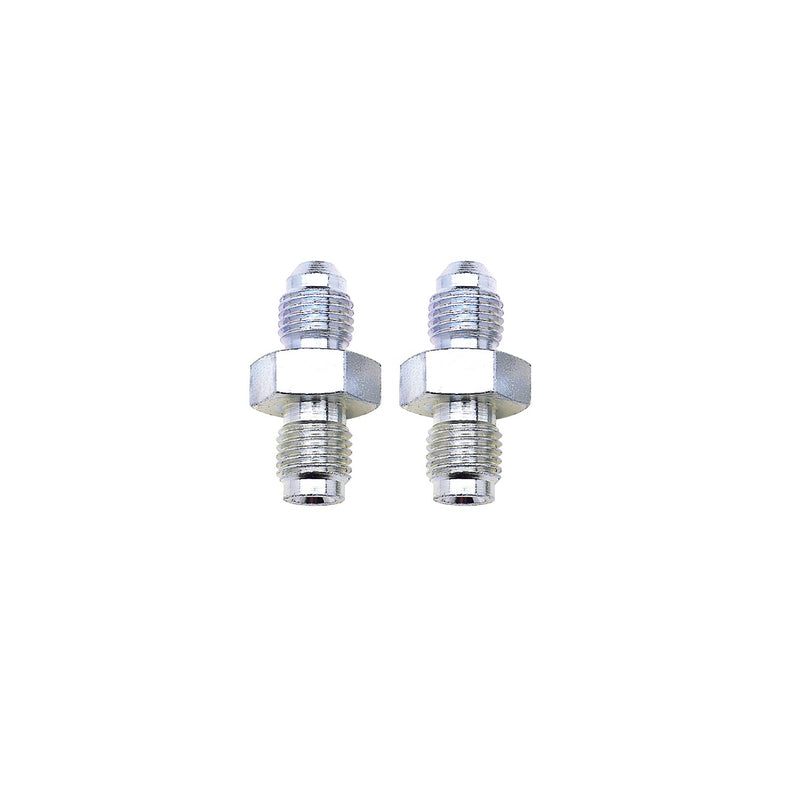 3AN To 3/8" X 24 I.F. Male Brake Adapter Fitting With Endura Finish- Pair RUSSELL Autoparts