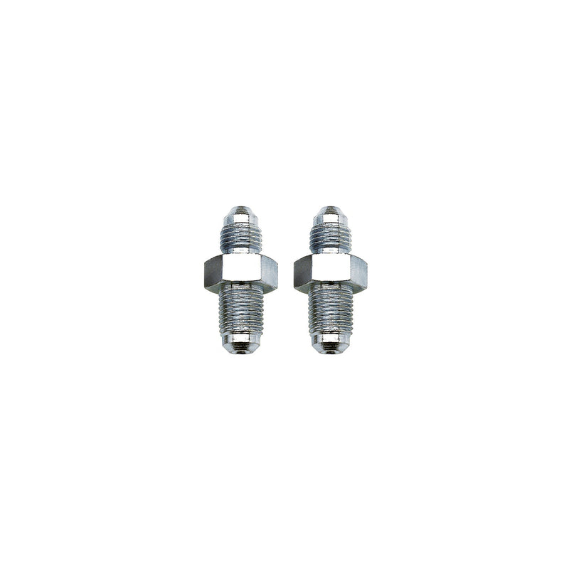 3AN To 7/16" X 20 I.F. Male Brake Adapter Fitting With Endura Finish- Pair RUSSELL Autoparts