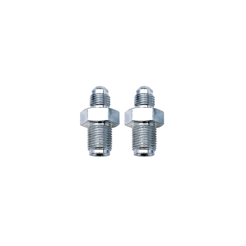 3AN To 7/16" X 24 I.F. Male Brake Adapter Fitting With Endura Finish- Pair RUSSELL Autoparts