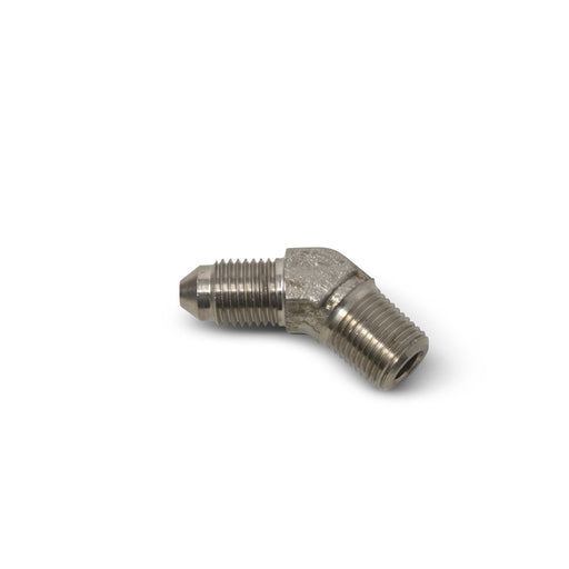 3AN X 1/8" NPT Pipe Male 45 Degree Brake Adapter Fitting With Endura Finish RUSSELL Autoparts