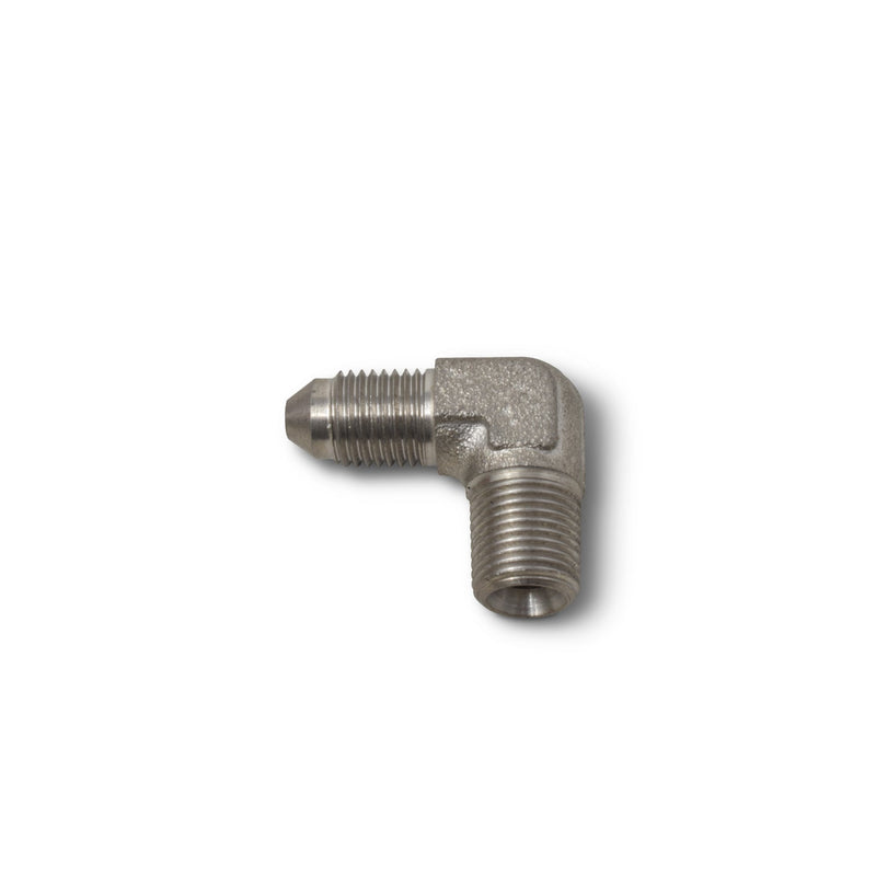 3AN X 1/8" NPT Pipe Male 90 Degree Brake Adapter Fitting With Endura Finish RUSSELL Autoparts