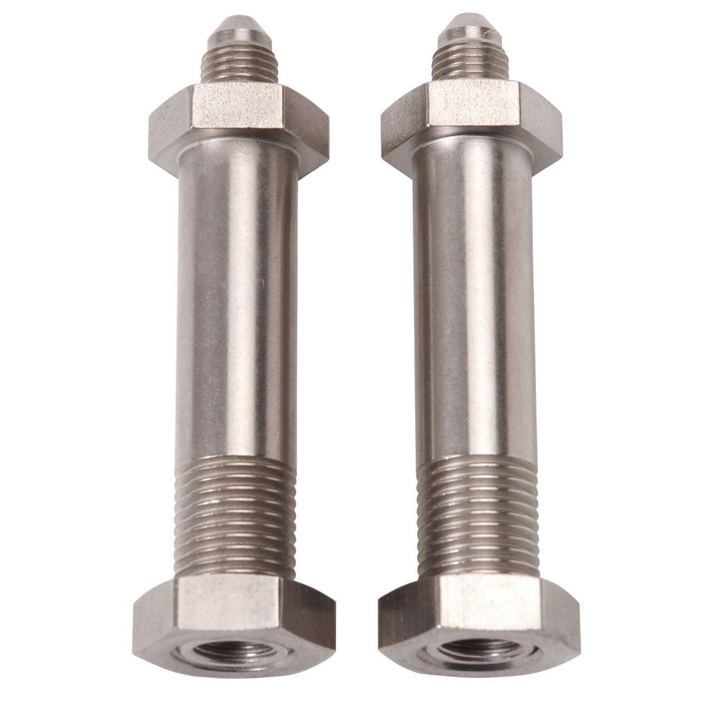 3AN X 1/8" NPT Thru The Frame Fittings In 2" Length - Pair RUSSELL Autoparts