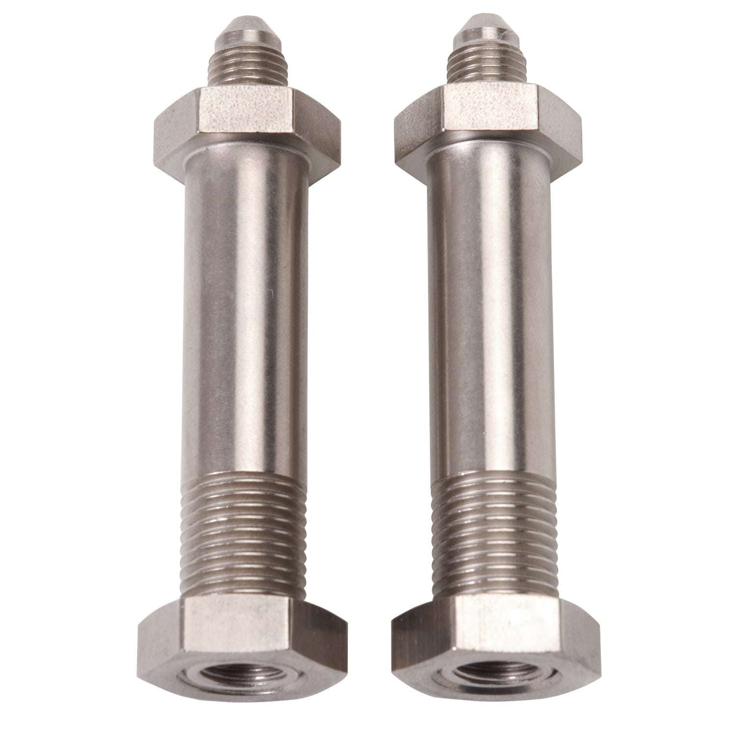 3AN X 1/8" NPT Thru The Frame Fittings In 2" Length - Pair