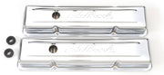 Edelbrock Valve Cover Signature Series Chevrolet 1959-1986 262-400 CI V8 Low Chrome Edelbrock Valve Covers