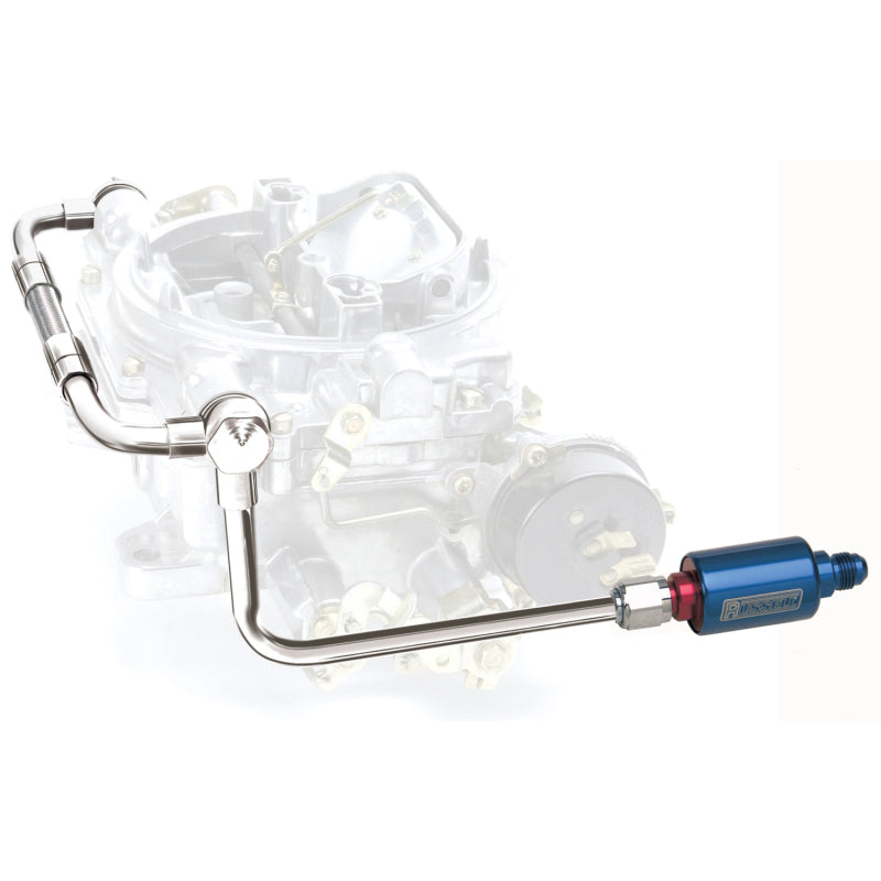 Edelbrock Dual Feed Line/Thunder Series Carb w/ Fuel Filter Edelbrock Fuel Filters