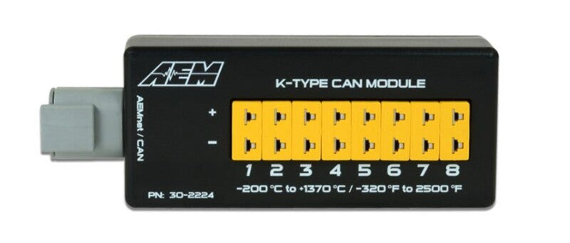 AEM 8 Channel K-Type Thermocouple EGT CAN Module AEM Data Acquisition