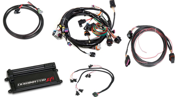 Dominator EFI Kit - LS1 Main Harness w/ Trans and DBW with EV1 Injector Harness 550-657 HOLLEY Autoparts
