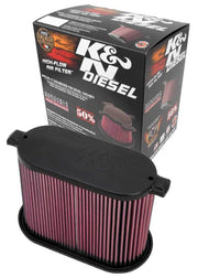 K&N 08-10 Ford F250 Super Duty 6.4L Drop In Air Filter K&N Engineering Air Filters - Drop In