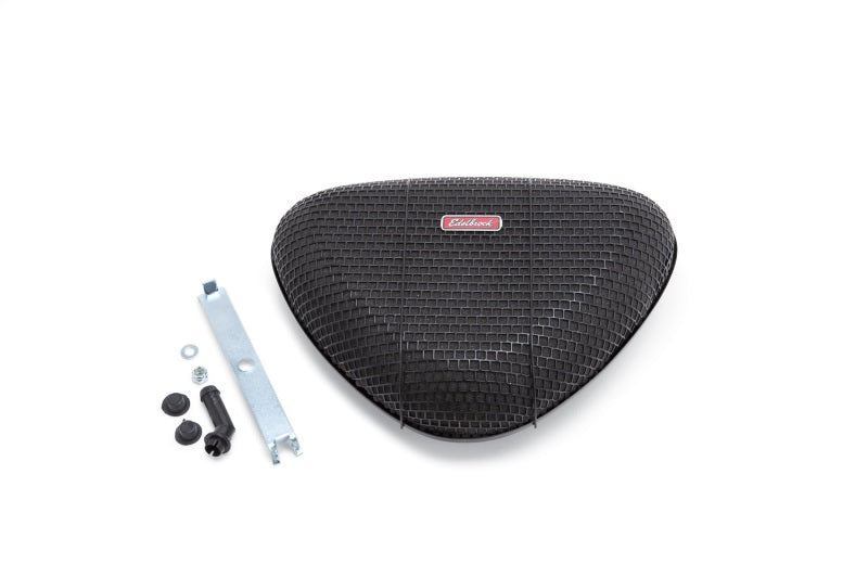 Edelbrock Air Cleaner Pro-Flo 1000 Series Triangular Steel Top 11 375In X 8 375In X 3In Black Edelbrock Air Filters - Universal Fit
