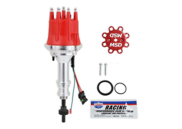 Distributor, Ford 289/302, E-Curve, Steel Gear 85031 MSD Autoparts