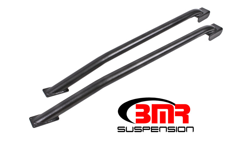 BMR 79-04 Fox Mustang Hardtop Only Weld-On Boxed STD. Subframe Connectors - Black Hammertone BMR Suspension Chassis Bracing