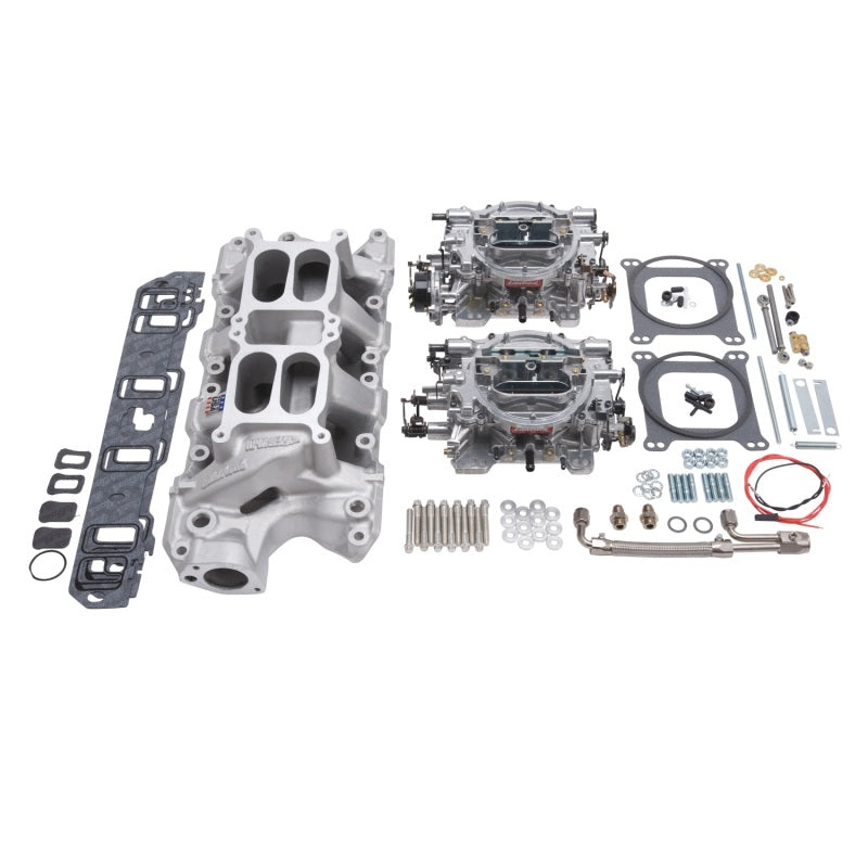 Edelbrock Dual Quad Kit RPM Air-Gap 289-302 Ford Edelbrock Intake Manifolds