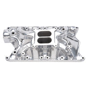 Edelbrock Perf RPM 351-W Polished Mani Edelbrock Intake Manifolds