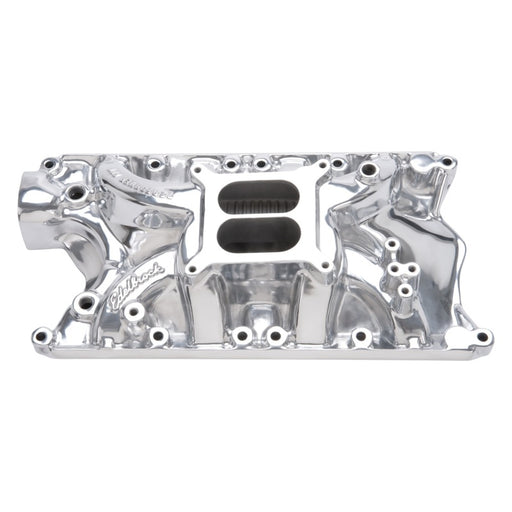 Edelbrock Perf RPM 351-W Polished Mani Edelbrock Intake Manifolds
